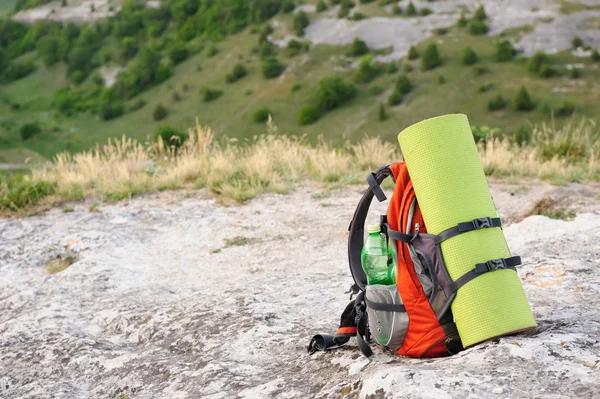 Packed backpack — Stock Photo, Image