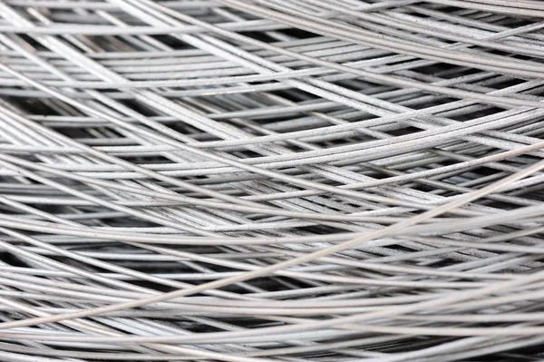 Hank of metal wire background — Stock Photo, Image