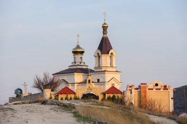 Church in Old Orhei, Moldova clipart
