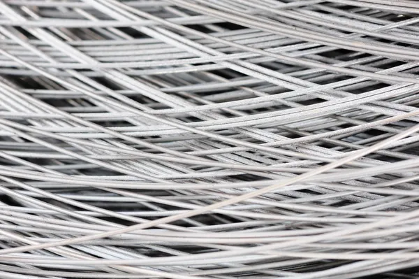 Hank of metal wire background — Stock Photo, Image