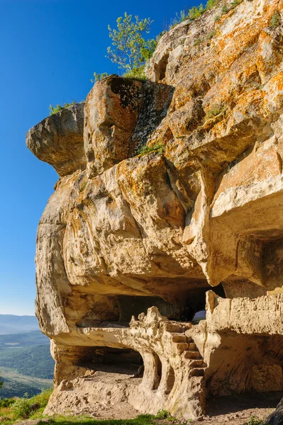 Caves at Tepe Kermen, Crimea — Stock Photo, Image