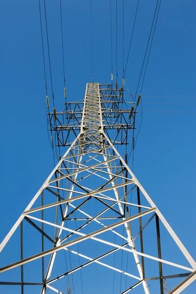 High voltage power lines — Stock Photo, Image