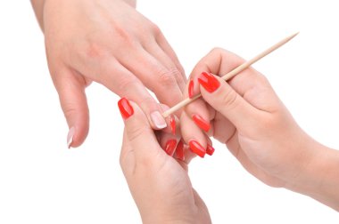 uygulama - cuticles temizlik manikür