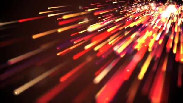 Abstract Colorful Light Streaks Animated Flow Seamless Loop Background Vjs — стокове відео