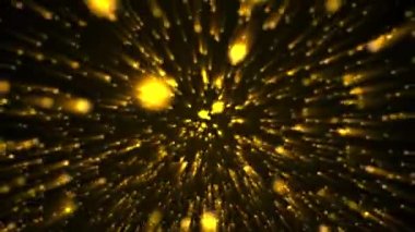 Golden Speed Motion Light Streaks Arkaplansız Sameless Loop 4K Videosu. Vjs Loops Projeksiyon, Gece Kulübü, Cuma Gecesi Partisi, Led Screen, Tekno Müzik Görüntüleme UHD