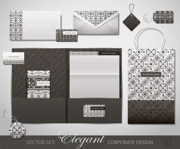 Design corporativo elegante — Vetor de Stock