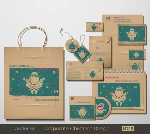 Design de Natal Corporativo —  Vetores de Stock