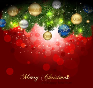 Magic Christmas Background clipart