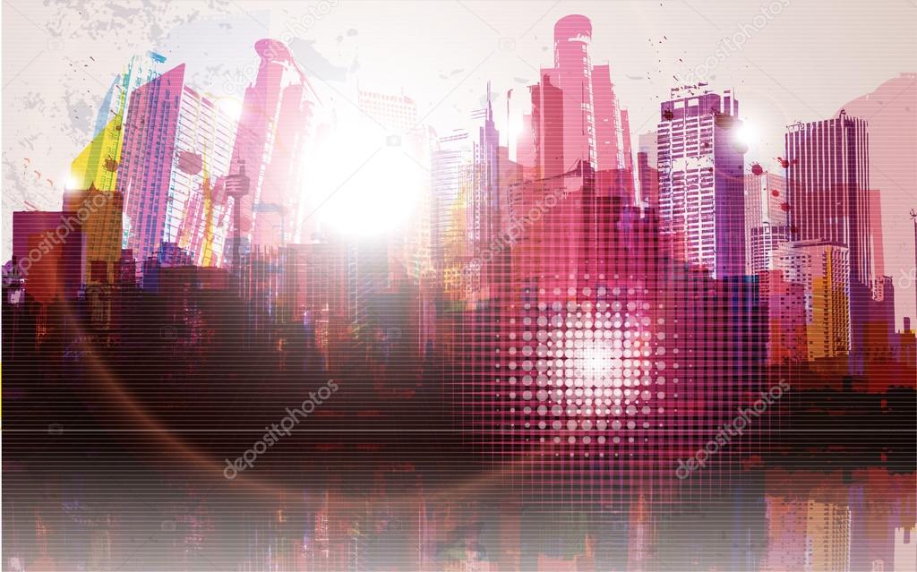 Vector Illustration of Cityscape