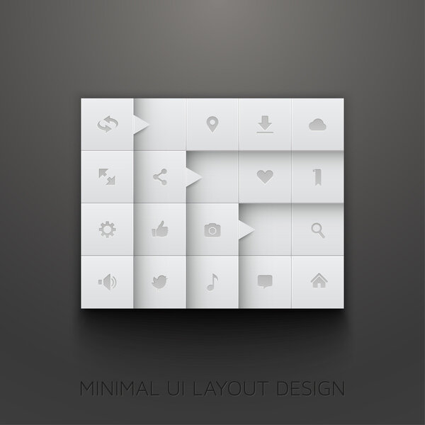 Collection of icons for web and mobile apps