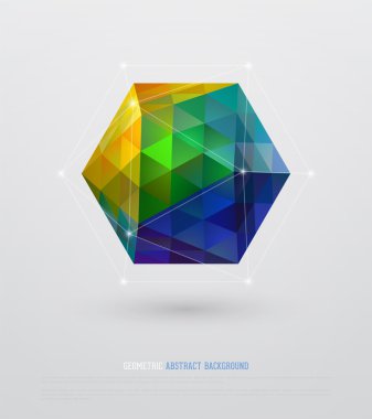 Geometrik soyut arkaplan