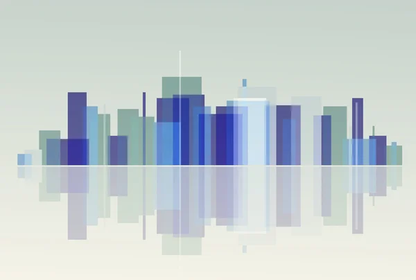 Abstrakt skyline — Stock vektor
