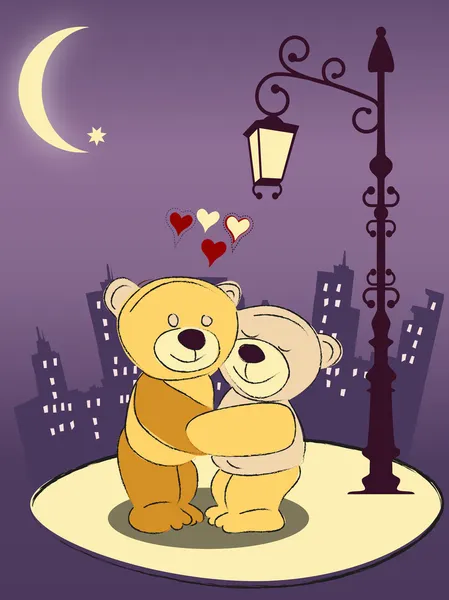 aşık küçük oyuncak ayılar