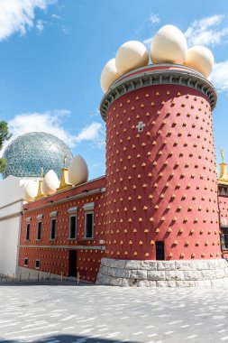 Figueras, Katalonya, İspanya 'daki Salvador Dali müzesinin detayları