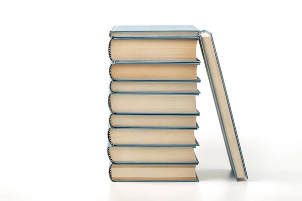 Stack Books Isolated White Background Clipping Path Included — Stock fotografie