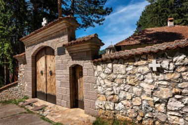 Orthodox Christian Monastery. Serbian Monastery of the Holy Trinity (Manastir Svete Trojice). 12th century monastery located on Ovcar Mountain, near Ovcar Banja, Serbia, Europe