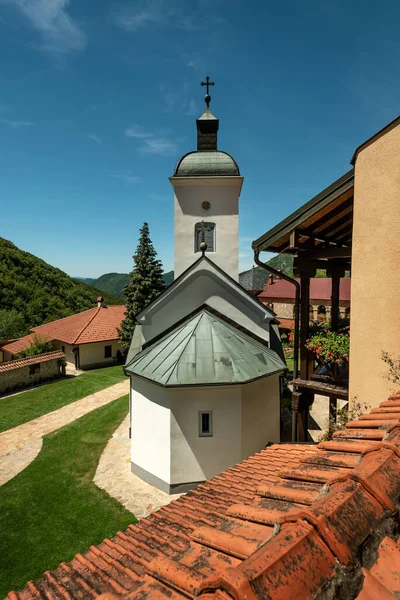 Orthodox Christian Monastery Serbian Orthodox Monastery National Meeting Manastir Sretenje — Foto de Stock