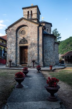 Orthodox Christian Monastery. Serbian Monastery of John the Baptist (Manastir Jovanje). 13th century monastery located in Ovcar-Kablar gorge, Serbia, Europe