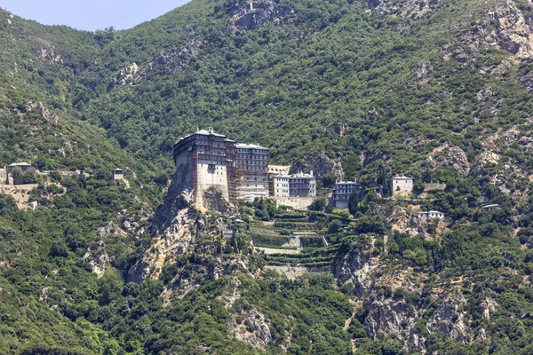 Monastère sur le mont Athos en Grèce — Photo