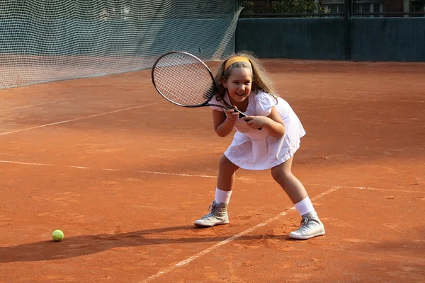 Tennis meisje — Stockfoto