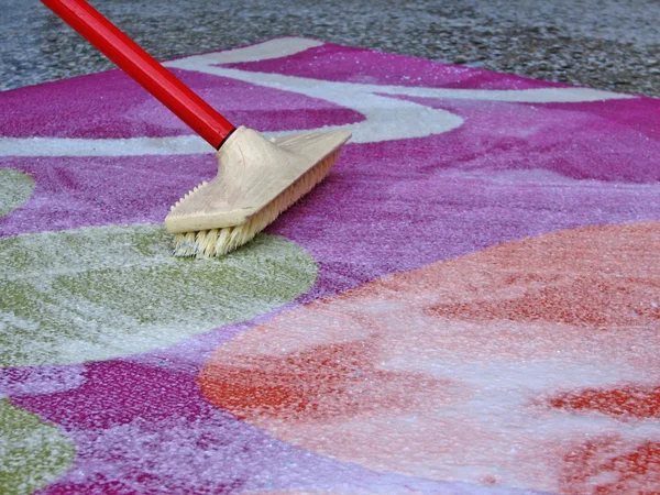 Carpet washing — Stock Photo, Image