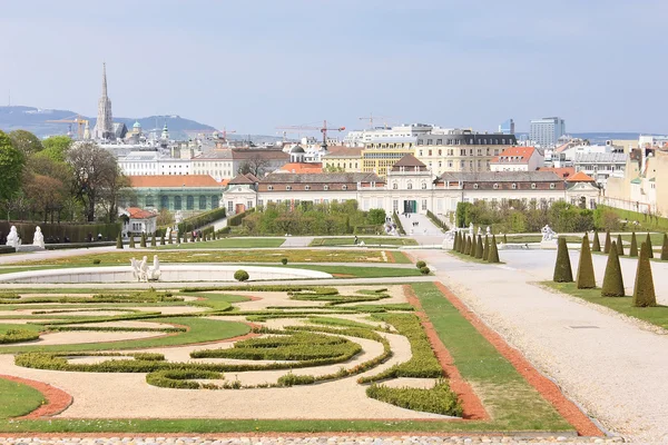 Belvedere park, Vienna — Stock Photo, Image