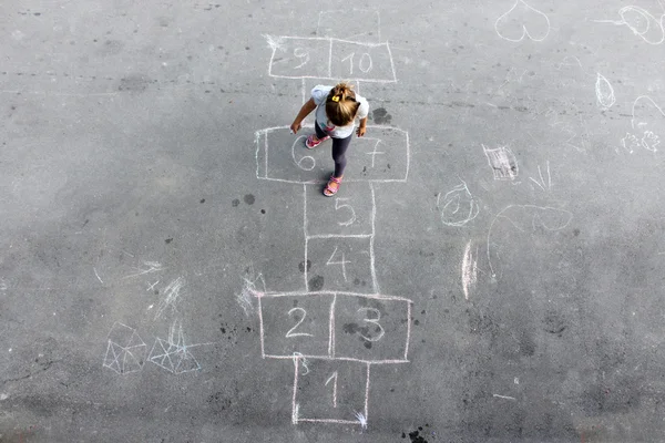 Hopscotch. — Fotografia de Stock