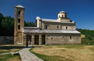 Sopocani monastery in Serbia clipart