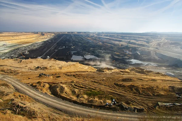 Miniera di carbone aperta — Foto Stock