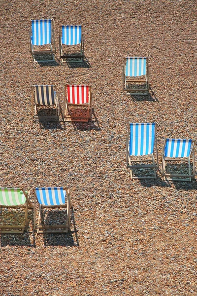 Chairs on the beach — Stock Photo, Image