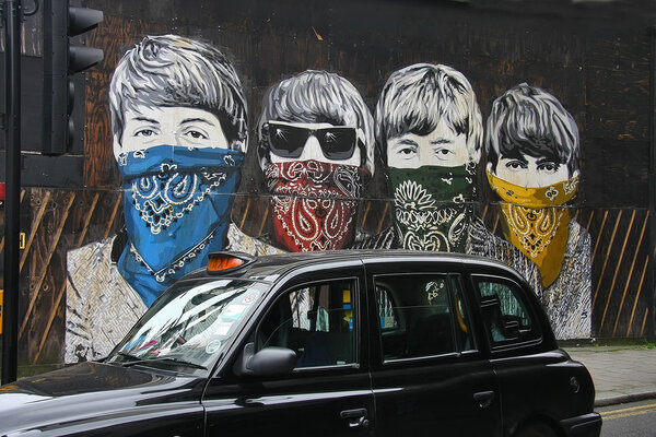 London graffiti — Stock Photo, Image