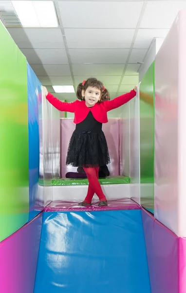 Girl in the playground — Stock Photo, Image