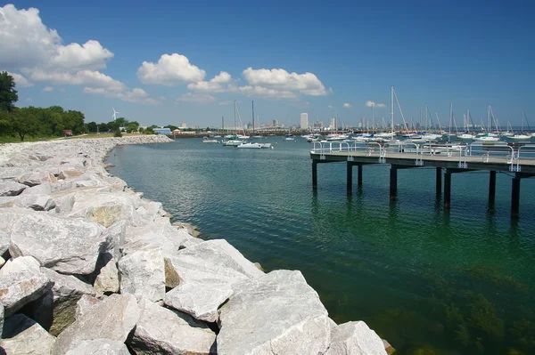 Milwaukee marina — Stock Photo, Image