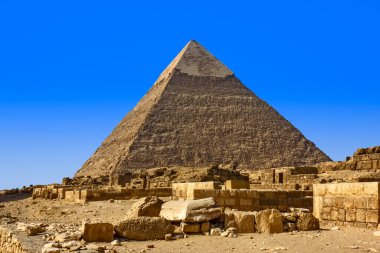 Mısır, Kahire 'deki Khafre Piramidi ya da Chephren Piramidi