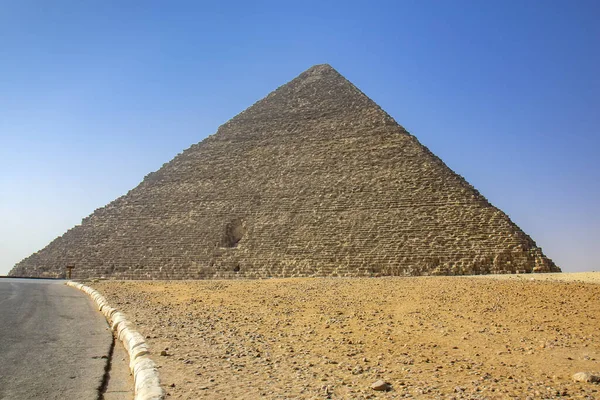Велика Піраміда Гізи Кайро Єгипет — стокове фото
