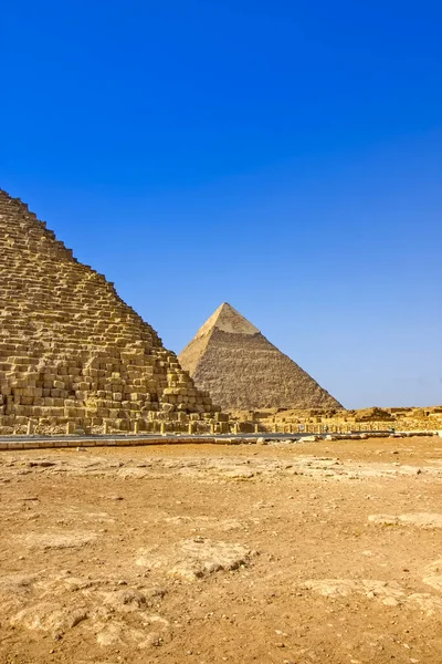Vue Des Pyramides Gizeh Kairo Égypte — Photo