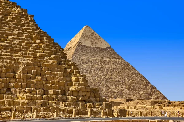 Veduta Delle Piramidi Giza Kairo Egitto — Foto Stock