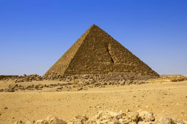 Menkaure Piramidi Kahire Giza Mısır — Stok fotoğraf