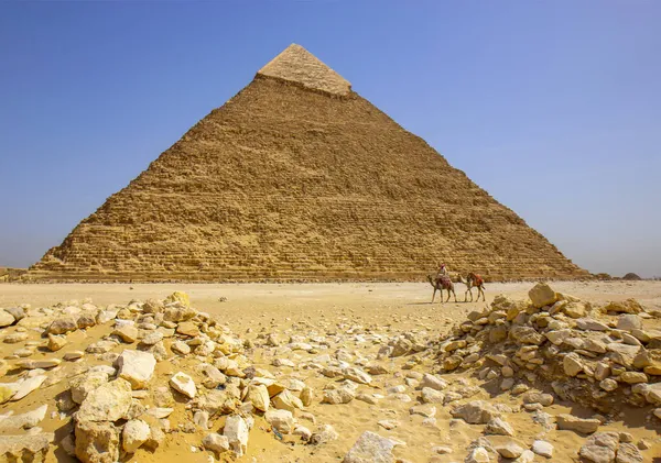 Pyramiden Kafre Giza Kairo Egypten — Stockfoto