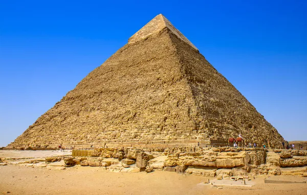 Giza Daki Kafre Piramidi Kahire Mısır — Stok fotoğraf
