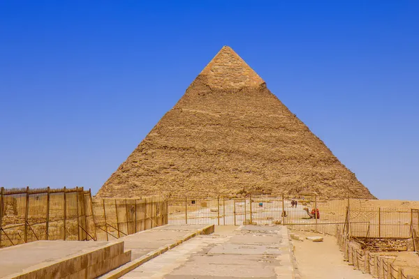 Giza Daki Kafre Piramidi Kahire Mısır — Stok fotoğraf
