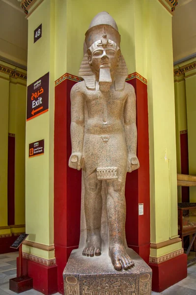Kolossen Ramesses Staty Kairo Museum — Stockfoto