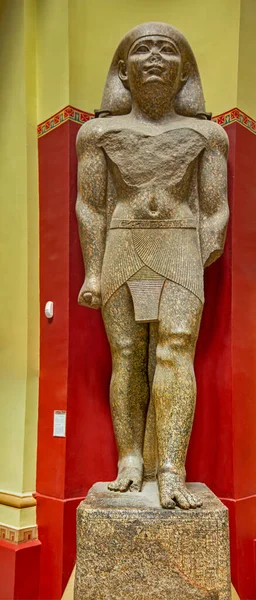 Аменхотеп Син Хоупа Статуя Каїрському Музеї Єгипет — стокове фото