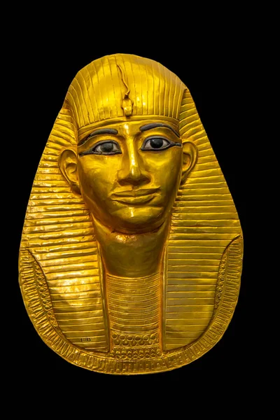 Кавова Маска Аменемопе Каїрському Музеї Аменемопа Була Одним Трьох Фараонів — стокове фото