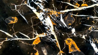 Renkli mermer akik dekoratif taşının ayrıntıları