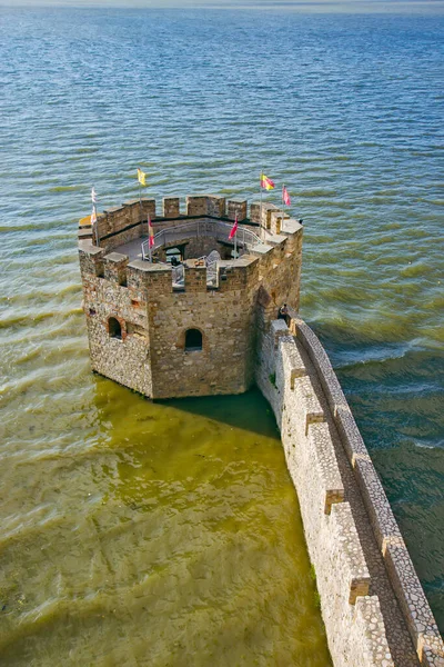 Tower in thw Danuber river- Golubac fortress in Serbia