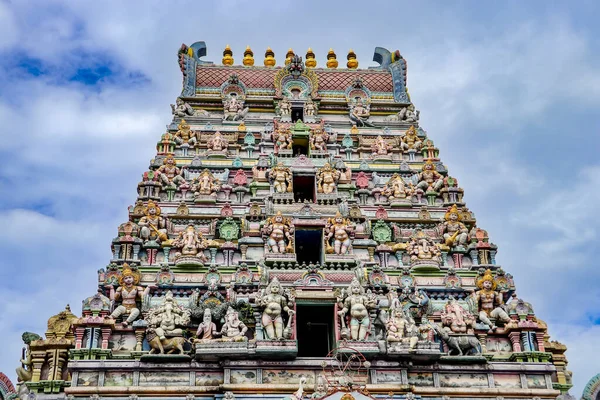 View of the Hindu Temple in Victoria Seychelles