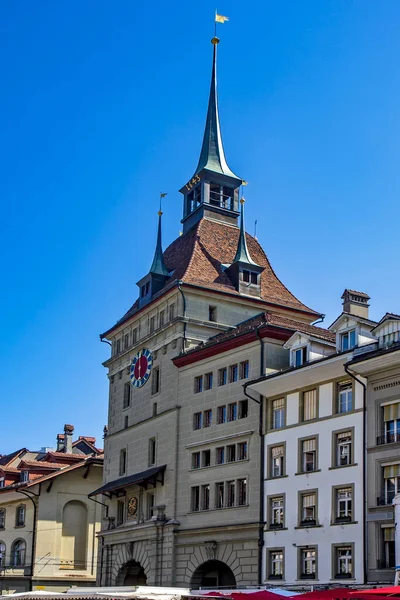 Moses Fountain Fountain Munsterplatz Old City Bern Switzerland — Stock Photo, Image