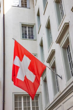 İsviçre 'nin Zürih kentindeki cadde manzarası