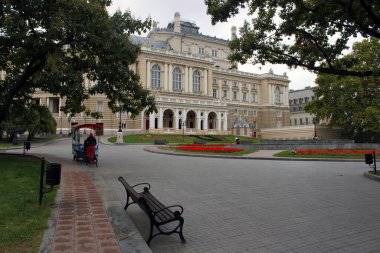 Odessa Operası ve Ukrayna 'daki Odessa' da bale tiyatrosu.